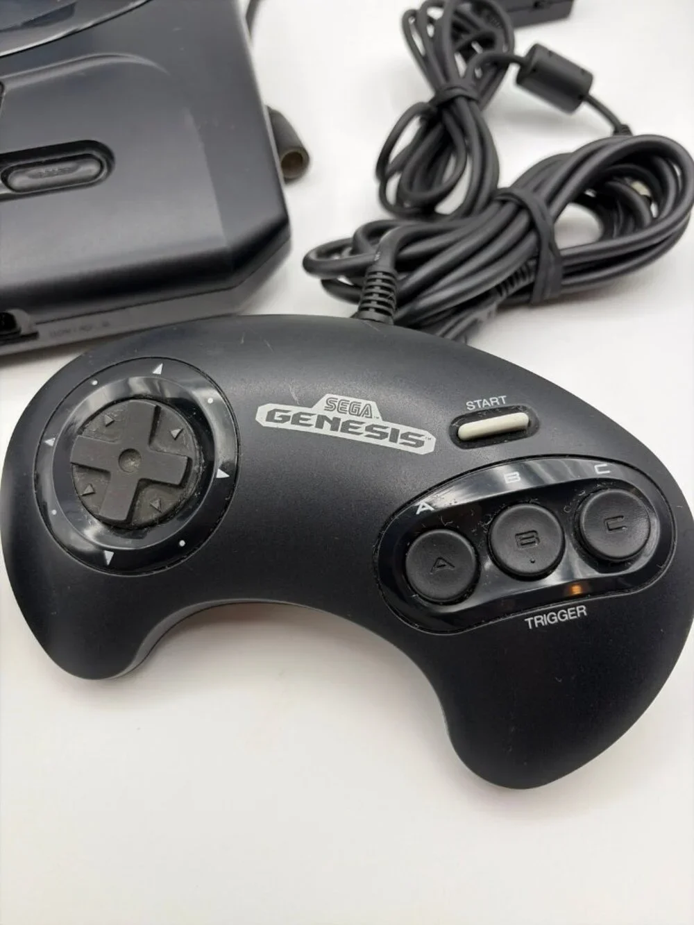 SEGA Genesis Model 2 MK-1631 Video Game System Bundle Sonic 2 Tested Working